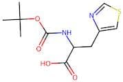 2-((tert-Butoxycarbonyl)amino)-3-(thiazol-4-yl)propanoic acid