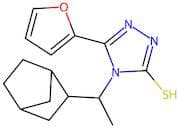 4-(1-(Bicyclo[2.2.1]heptan-2-yl)ethyl)-5-(furan-2-yl)-4H-1,2,4-triazole-3-thiol