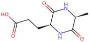 3-((2S,5S)-5-Methyl-3,6-dioxopiperazin-2-yl)propanoic acid