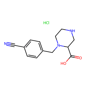 1-(4-Cyanobenzyl)piperazine-2-carboxylic acid hydrochloride