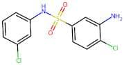3-Amino-4-chloro-N-(3-chlorophenyl)benzene-1-sulfonamide
