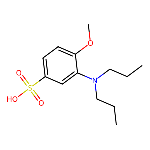 3-(Dipropylamino)-4-methoxybenzenesulfonic acid