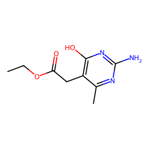 Ethyl (2-amino-4-hydroxy-6-methyl-5-pyrimidinyl)acetate