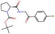 (S)-tert-Butyl 2-((2-(4-bromophenyl)-2-oxoethyl)carbamoyl)pyrrolidine-1-carboxylate