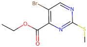 Ethyl 5-bromo-2-(methylthio)pyrimidine-4-carboxylate
