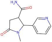 1-Methyl-5-oxo-2-(pyridin-3-yl)pyrrolidine-3-carboxamide