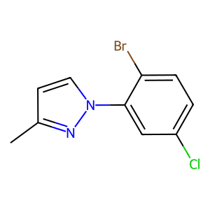 1-(2-Bromo-5-chlorophenyl)-3-methyl-1H-pyrazole