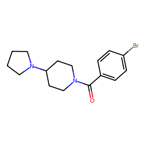 (4-Bromophenyl)(4-(pyrrolidin-1-yl)piperidin-1-yl)methanone