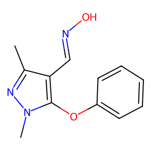 1,3-Dimethyl-5-phenoxy-1H-pyrazole-4-carbaldehyde oxime
