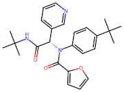 (S)-N-(4-(tert-Butyl)phenyl)-N-(2-(tert-butylamino)-2-oxo-1-(pyridin-3-yl)ethyl)furan-2-carboxamide