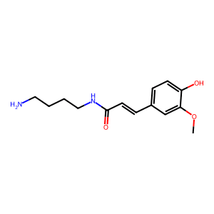 (E)-N-(4-Aminobutyl)-3-(4-hydroxy-3-methoxyphenyl)acrylamide