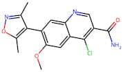 4-Chloro-7-(3,5-dimethylisoxazol-4-yl)-6-methoxyquinoline-3-carboxamide