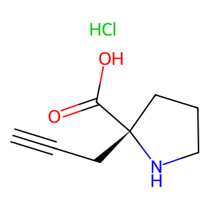 (R)-2-(Prop-2-yn-1-yl)pyrrolidine-2-carboxylic acid hydrochloride