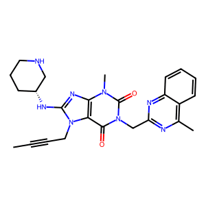 (R)-7-(But-2-yn-1-yl)-3-methyl-1-((4-methylquinazolin-2-yl)methyl)-8-(piperidin-3-ylamino)-1H-puri…