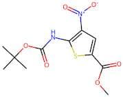 Methyl 5-((tert-butoxycarbonyl)amino)-4-nitrothiophene-2-carboxylate