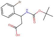 3-(2-Bromophenyl)-3-((tert-butoxycarbonyl)amino)propanoic acid