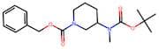 Benzyl 3-((tert-butoxycarbonyl)(methyl)amino)piperidine-1-carboxylate