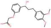 (R)-2-(3-(3-(3,4-Dimethoxyphenyl)-1-hydroxypropyl)phenoxy)acetic acid