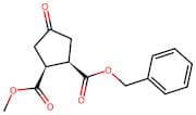cis-1-Benzyl 2-methyl 4-oxocyclopentane-1,2-dicarboxylate