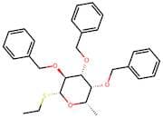 (2R,3S,4R,5R,6S)-3,4,5-Tris(benzyloxy)-2-(ethylthio)-6-methyltetrahydro-2H-pyran
