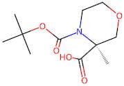 (S)-4-(tert-Butoxycarbonyl)-3-methylmorpholine-3-carboxylic acid