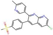 6-Chloro-2-(6-methylpyridin-3-yl)-3-(4-(methylsulfonyl)phenyl)-1,8-naphthyridine