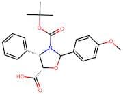 (4S,5S)-3-(tert-Butoxycarbonyl)-2-(4-methoxyphenyl)-4-phenyloxazolidine-5-carboxylic acid