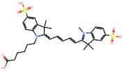 2-(5-(1-(5-Carboxypentyl)-3,3-dimethyl-5-sulfoindolin-2-ylidene)penta-1,3-dien-1-yl)-1,3,3-trimeth…