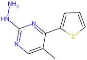 2-Hydrazinyl-5-methyl-4-(thiophen-2-yl)pyrimidine
