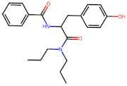 N-(1-(Dipropylamino)-3-(4-hydroxyphenyl)-1-oxopropan-2-yl)benzamide