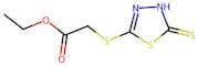 Ethyl 2-((5-thioxo-4,5-dihydro-1,3,4-thiadiazol-2-yl)thio)acetate