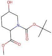 1-tert-Butyl 2-methyl 5-hydroxypiperidine-1,2-dicarboxylate
