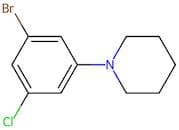 1-Bromo-3-chloro-5-piperidinobenzene