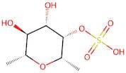 (2S,3S,4S,5S,6R)-4,5-Dihydroxy-2,6-dimethyltetrahydro-2H-pyran-3-yl hydrogen sulfate
