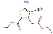 Ethyl 5-amino-4-cyano-3-(2-ethoxy-2-oxoethyl)thiophene-2-carboxylate
