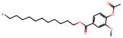 11-Bromoundecyl 4-acetoxy-3-methoxybenzoate