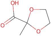 2-Methyl-1,3-dioxolane-2-carboxylic acid