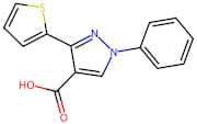 1-Phenyl-3-(thiophen-2-yl)-1H-pyrazole-4-carboxylic acid