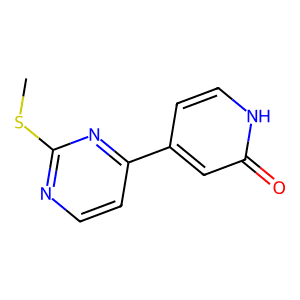 4-(2-(Methylthio)pyrimidin-4-yl)pyridin-2(1H)-one