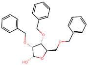 (2S,3R,4R,5R)-3,4-Bis(benzyloxy)-5-((benzyloxy)methyl)tetrahydrofuran-2-ol