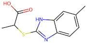 2-((6-Methyl-1H-benzo[d]imidazol-2-yl)thio)propanoic acid
