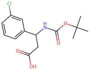 3-tert-Butoxycarbonylamino-3-(3-chlorophenyl)propionic acid