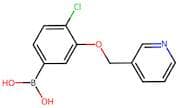 (4-Chloro-3-(pyridin-3-ylmethoxy)phenyl)boronic acid