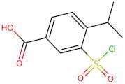 3-(Chlorosulfonyl)-4-isopropylbenzoic acid