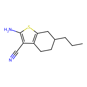 2-Amino-6-propyl-4,5,6,7-tetrahydrobenzo[b]thiophene-3-carbonitrile