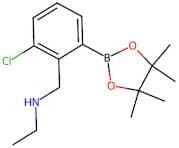 3-Chloro-2-(N-ethylaminomethyl)phenylboronic acid, pinacol ester
