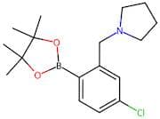 1-(5-Chloro-2-(4,4,5,5-tetramethyl-1,3,2-dioxaborolan-2-yl)benzyl)pyrrolidine