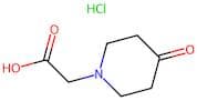 2-(4-Oxopiperidin-1-yl)acetic acid hydrochloride