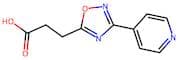 3-(3-(Pyridin-4-yl)-1,2,4-oxadiazol-5-yl)propanoic acid