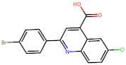 2-(4-Bromophenyl)-6-chloroquinoline-4-carboxylic acid